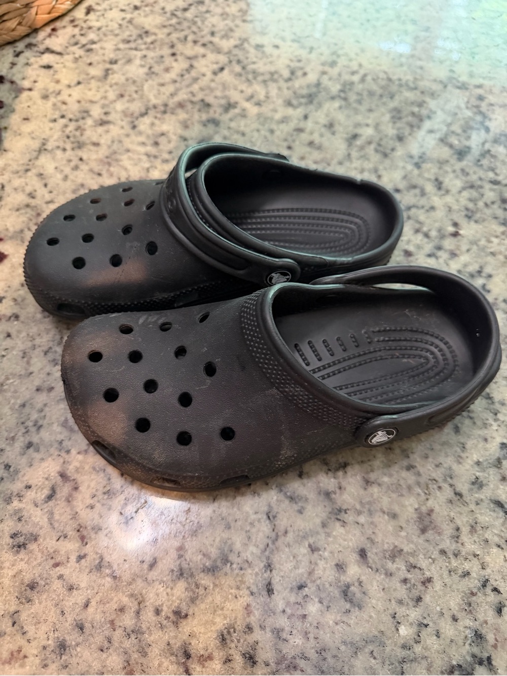 CROCS Kids Black Classic Clog Sandals